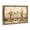 Stupell Industries The Desert Sepia Landscape Floating Frame, design by Petal Prints Design
